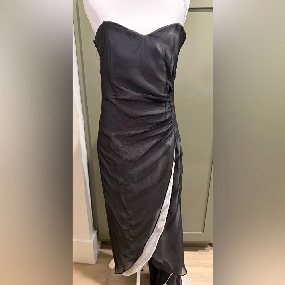 Masquerade | Dresses | Masquerade Black And White Ruched Formal Dress Nwt | Poshmark Masquerade | Dresses | Masquerade Black And White Ruched Formal Dress Nwt | Poshmark